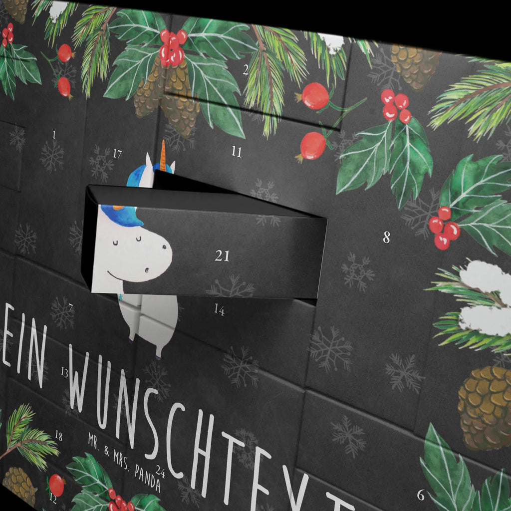 Personalisierter Befüllbarer Adventskalender Einhorn Mann Befüllbarer Adventskalender, Adventskalender zum selbst befüllen, Einhorn, Einhörner, Einhorn Deko, Unicorn, cool, Mann, Freundin, Familie, bester Freund, BFF, Party, hübsch, beste