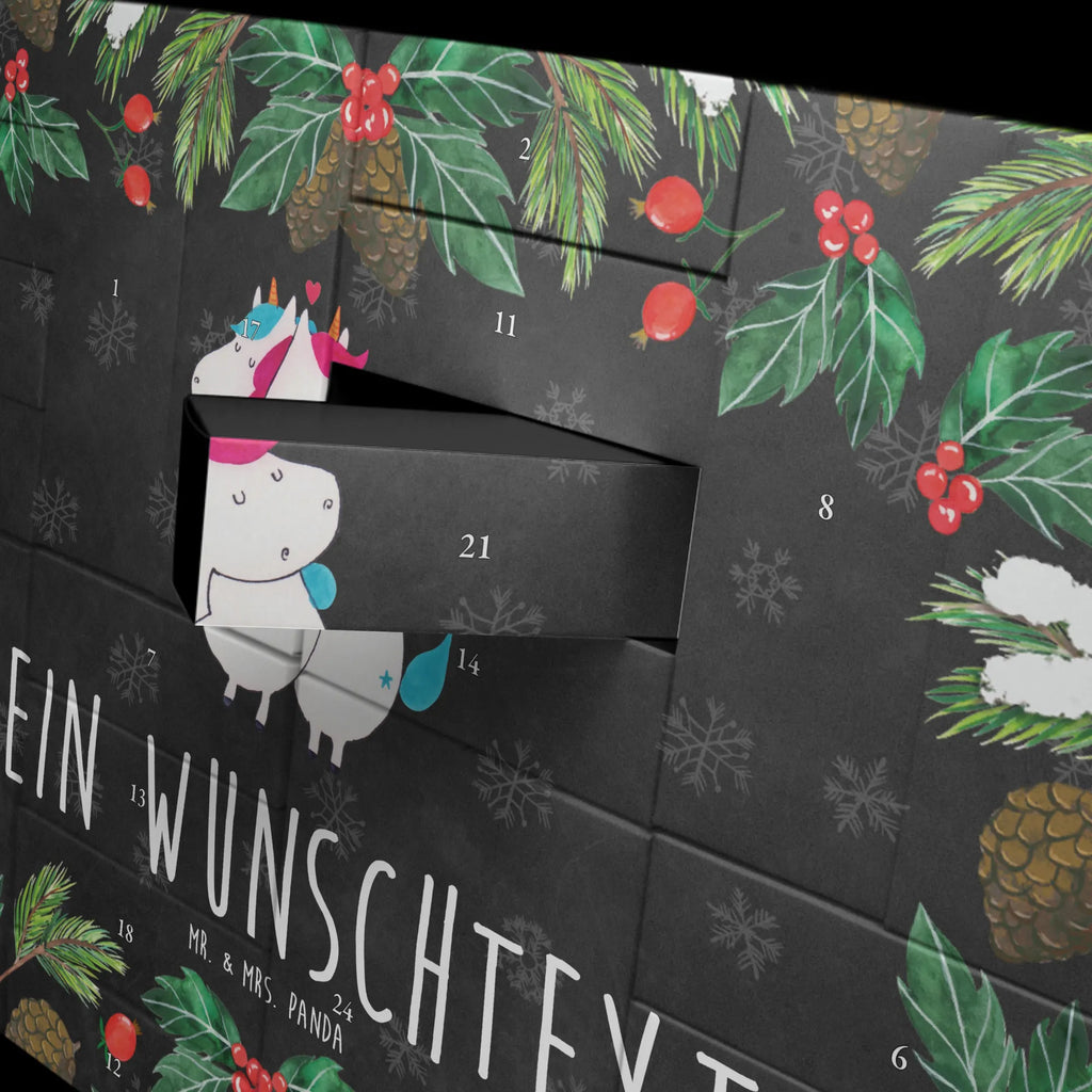 Personalisierter Befüllbarer Adventskalender Einhorn Mitteilung Befüllbarer Adventskalender, Adventskalender zum selbst befüllen, Einhorn, Einhörner, Einhorn Deko, Unicorn, Valentinstag, Valentine, Liebe, Geschenk, Partner, Ehe, lustig, witzig, Spruch