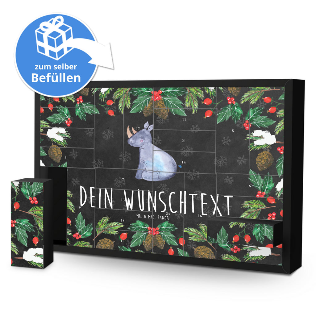 Personalisierter Befüllbarer Adventskalender Einhorn Nashorn Befüllbarer Adventskalender, Adventskalender zum selbst befüllen, Einhorn, Einhörner, Einhorn Deko, Pegasus, Unicorn, Regenbogen, witzig, lustig, Zoo, Glitzer, Einhornpower, Erwachsenwerden, Nashorn, Nashörner