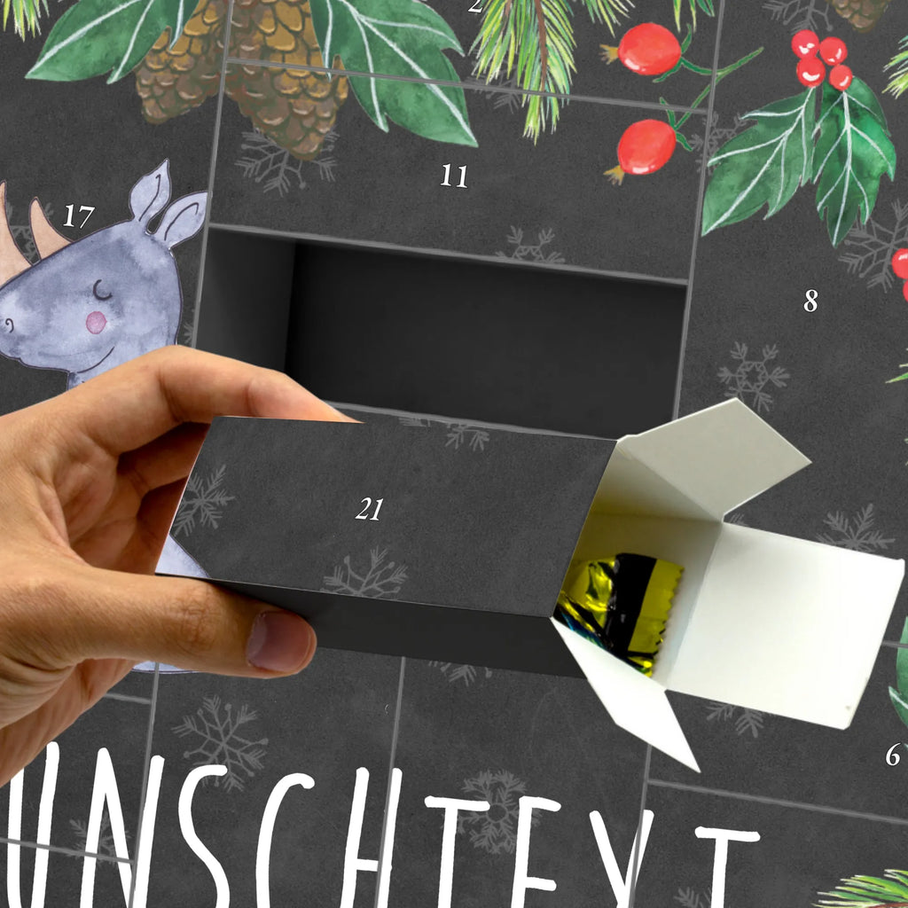 Personalisierter Befüllbarer Adventskalender Einhorn Nashorn Befüllbarer Adventskalender, Adventskalender zum selbst befüllen, Einhorn, Einhörner, Einhorn Deko, Unicorn, Regenbogen, witzig, lustig, Zoo, Glitzer, Einhornpower, Erwachsenwerden, Nashorn, Nashörner