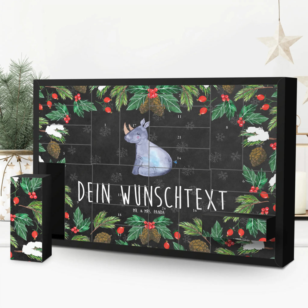 Personalisierter Befüllbarer Adventskalender Einhorn Nashorn Befüllbarer Adventskalender, Adventskalender zum selbst befüllen, Einhorn, Einhörner, Einhorn Deko, Unicorn, Regenbogen, witzig, lustig, Zoo, Glitzer, Einhornpower, Erwachsenwerden, Nashorn, Nashörner