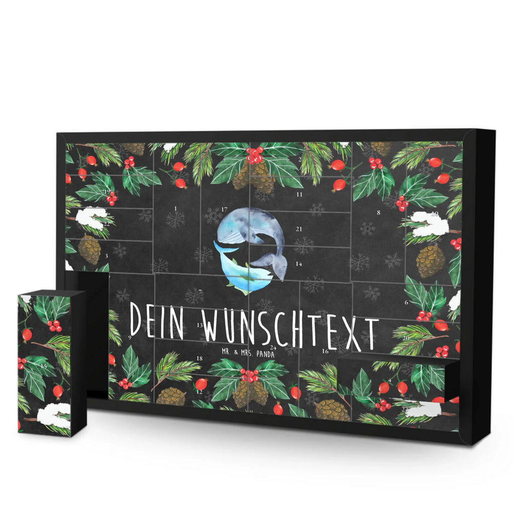 Personalisierter Befüllbarer Adventskalender Walfisch Thunfisch Befüllbarer Adventskalender, Adventskalender zum selbst befüllen, Tiermotive, Gute Laune, lustige Sprüche, Tiere, Wal, Wahl, Tunfisch, Wortwitz lustig, Spruch lustig, Flachwitz, Witz, Spruch des Tages, Flachwitz Geschenk