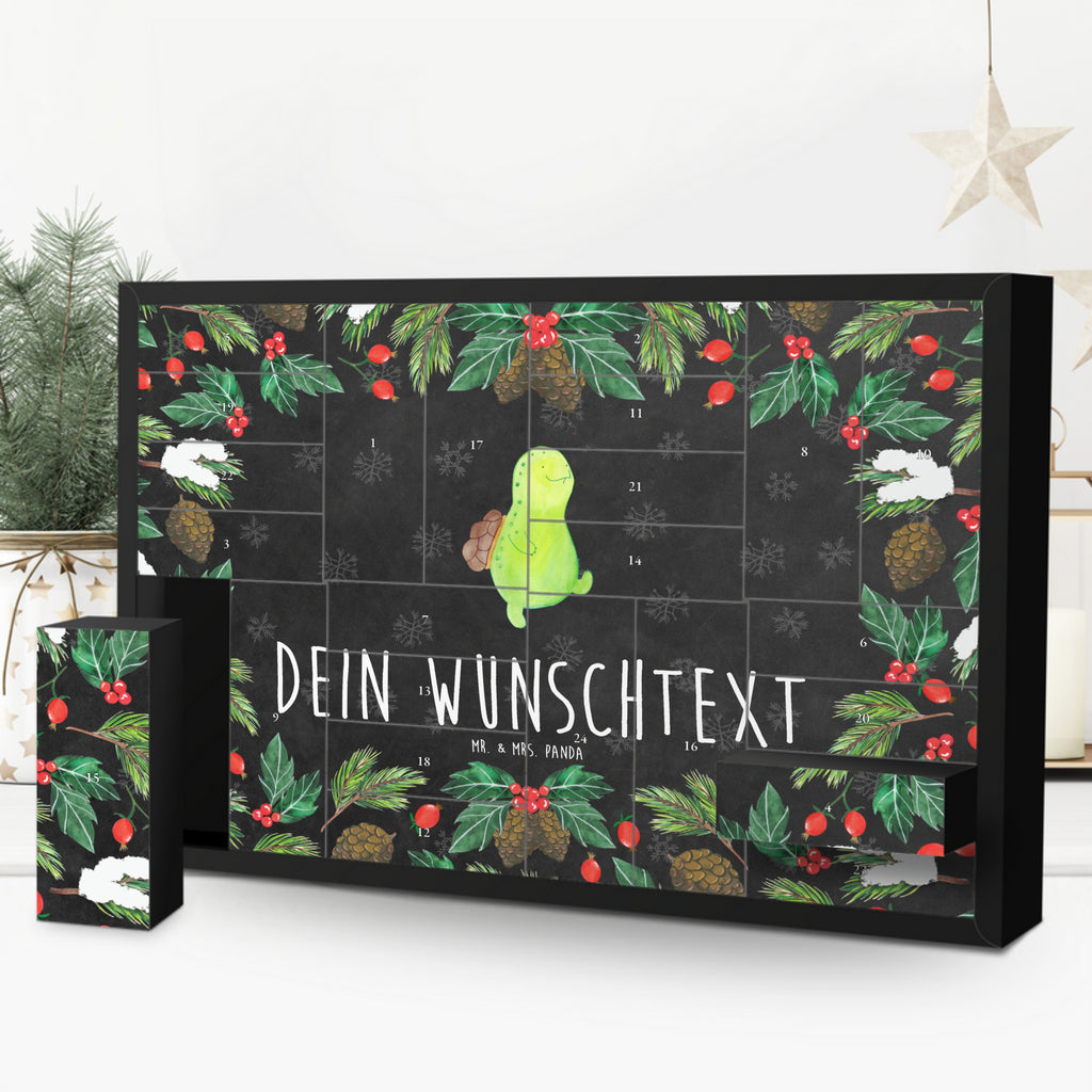 Personalisierter Befüllbarer Adventskalender Schildkröte Pfeifen Befüllbarer Adventskalender, Adventskalender zum selbst befüllen, Schildkröte, Schildi, Schildkröten, fröhlich, Glück, Motivation, Lebensfreude, Depression, Trennung, Neuanfang