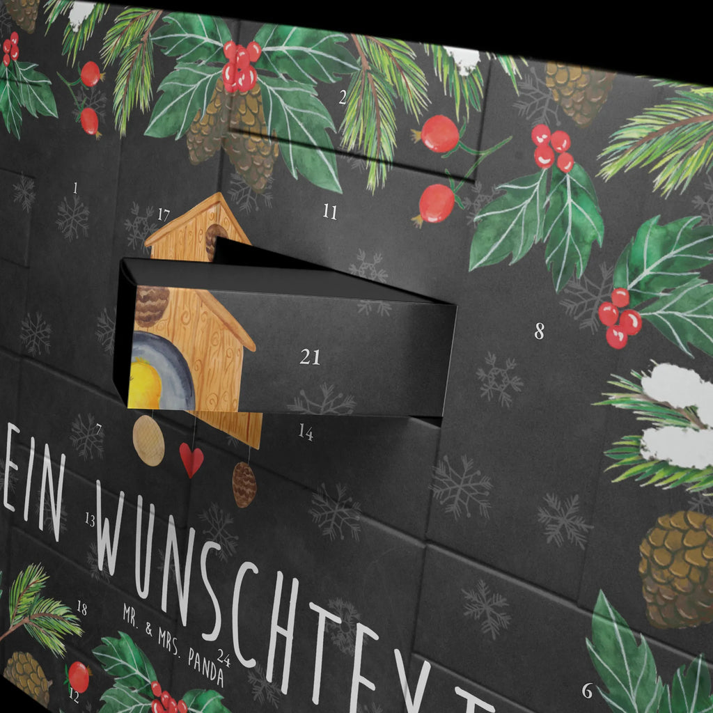 Personalisierter Befüllbarer Adventskalender Vogel Haus Befüllbarer Adventskalender, Adventskalender zum selbst befüllen, Tiermotive, Gute Laune, lustige Sprüche, Tiere, Vogel, Vögel, Vogelhaus, Vogelhäuschen, Home sweet home, Zuhause, Nest, Eigenheim, Familie, Wohnung, Haus, unser Haus, Lieblingsort, Castle