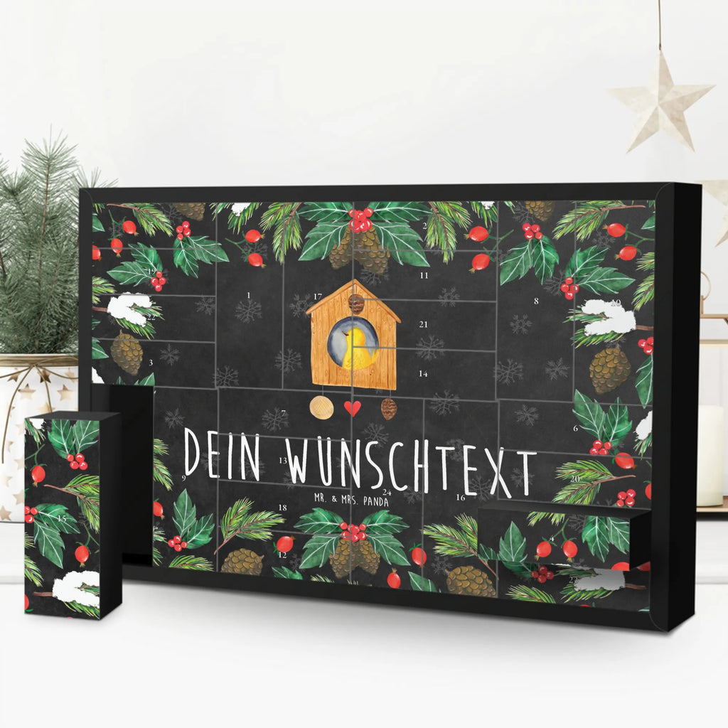 Personalisierter Befüllbarer Adventskalender Vogel Haus Befüllbarer Adventskalender, Adventskalender zum selbst befüllen, Tiermotive, Gute Laune, lustige Sprüche, Tiere, Vogel, Vögel, Vogelhaus, Vogelhäuschen, Home sweet home, Zuhause, Nest, Eigenheim, Familie, Wohnung, Haus, unser Haus, Lieblingsort, Castle