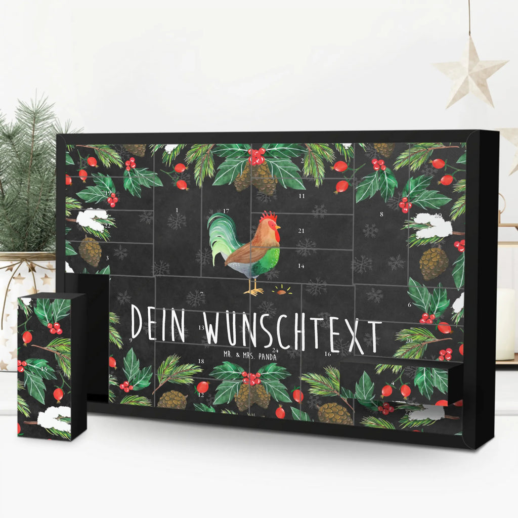 Personalisierter Befüllbarer Adventskalender Hahn Korn Befüllbarer Adventskalender, Adventskalender zum selbst befüllen, Bauernhof, Hoftiere, Landwirt, Landwirtin, Hahn, Korn, Henne, Eier, Natur