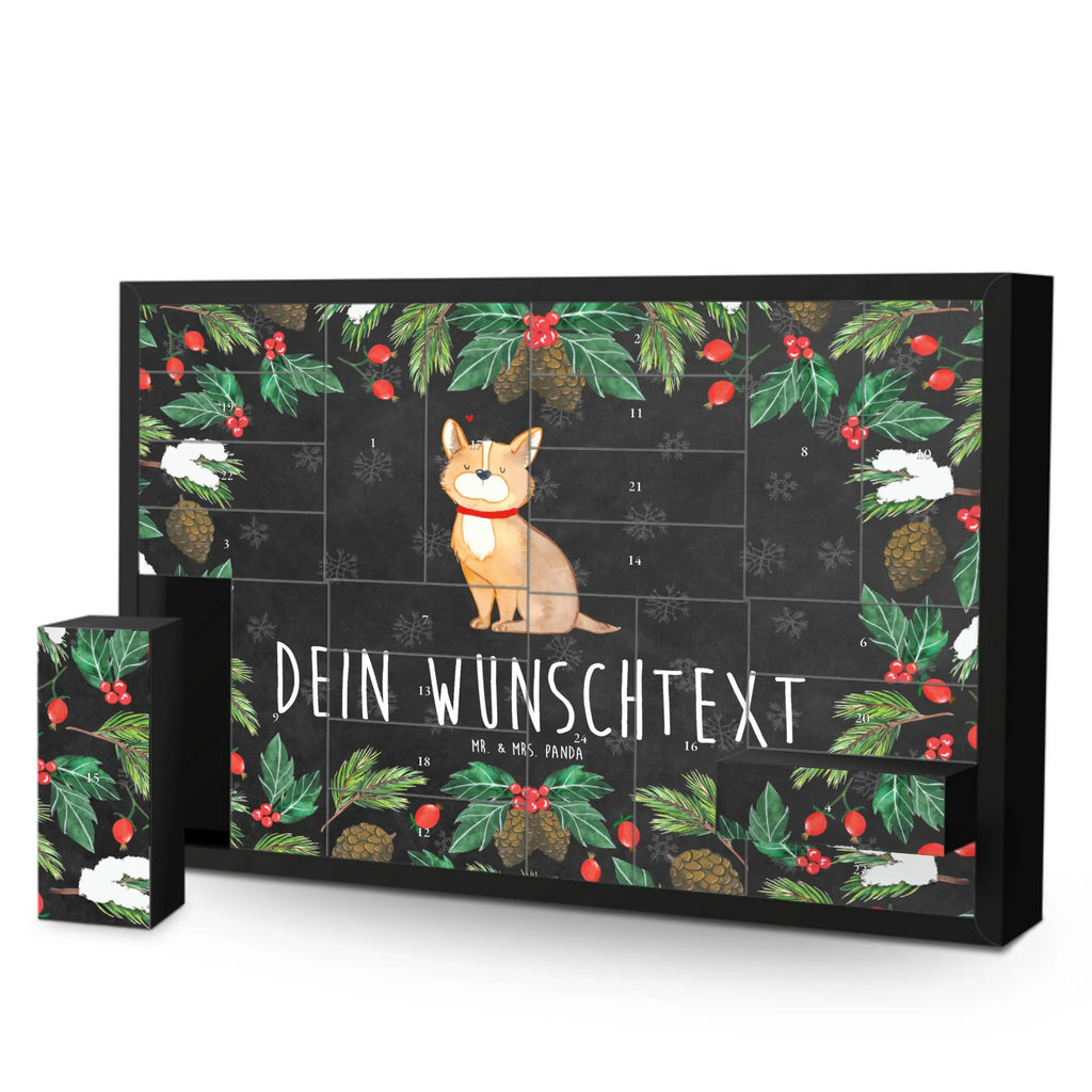 Personalisierter Befüllbarer Adventskalender Hund Glück Befüllbarer Adventskalender, Adventskalender zum selbst befüllen, Hund, Hundemotiv, Haustier, Hunderasse, Tierliebhaber, Hundebesitzer, Sprüche, Corgie, Hundeliebe, Spruch, Hundemama, Liebe