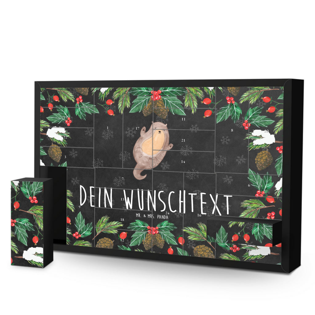 Personalisierter Befüllbarer Adventskalender Otter Umarmen Befüllbarer Adventskalender, Adventskalender zum selbst befüllen, Otter, Fischotter, Seeotter, Otter Seeotter See Otter