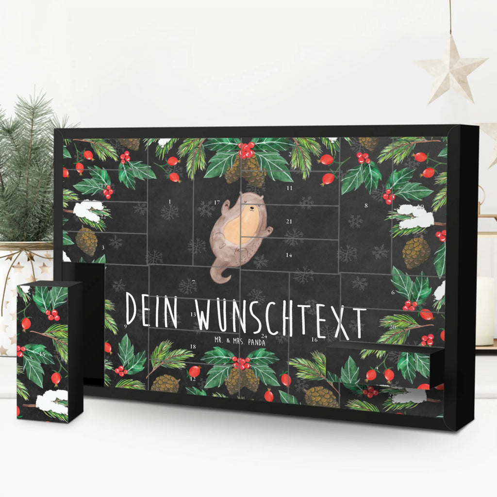 Personalisierter Befüllbarer Adventskalender Otter Umarmen Befüllbarer Adventskalender, Adventskalender zum selbst befüllen, Otter, Fischotter, Seeotter, Otter Seeotter See Otter