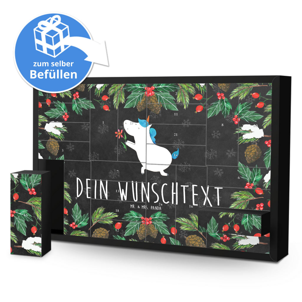 Personalisierter Befüllbarer Adventskalender Einhorn Blume Befüllbarer Adventskalender, Adventskalender zum selbst befüllen, Einhorn, Einhörner, Einhorn Deko, Pegasus, Unicorn, Liebe, Liebesbeweis, Antrag, Heiratsantrag, Verlobung, Ehepaar, Pärchen, Partner, Freund, Freundin, Ehe, heiraten