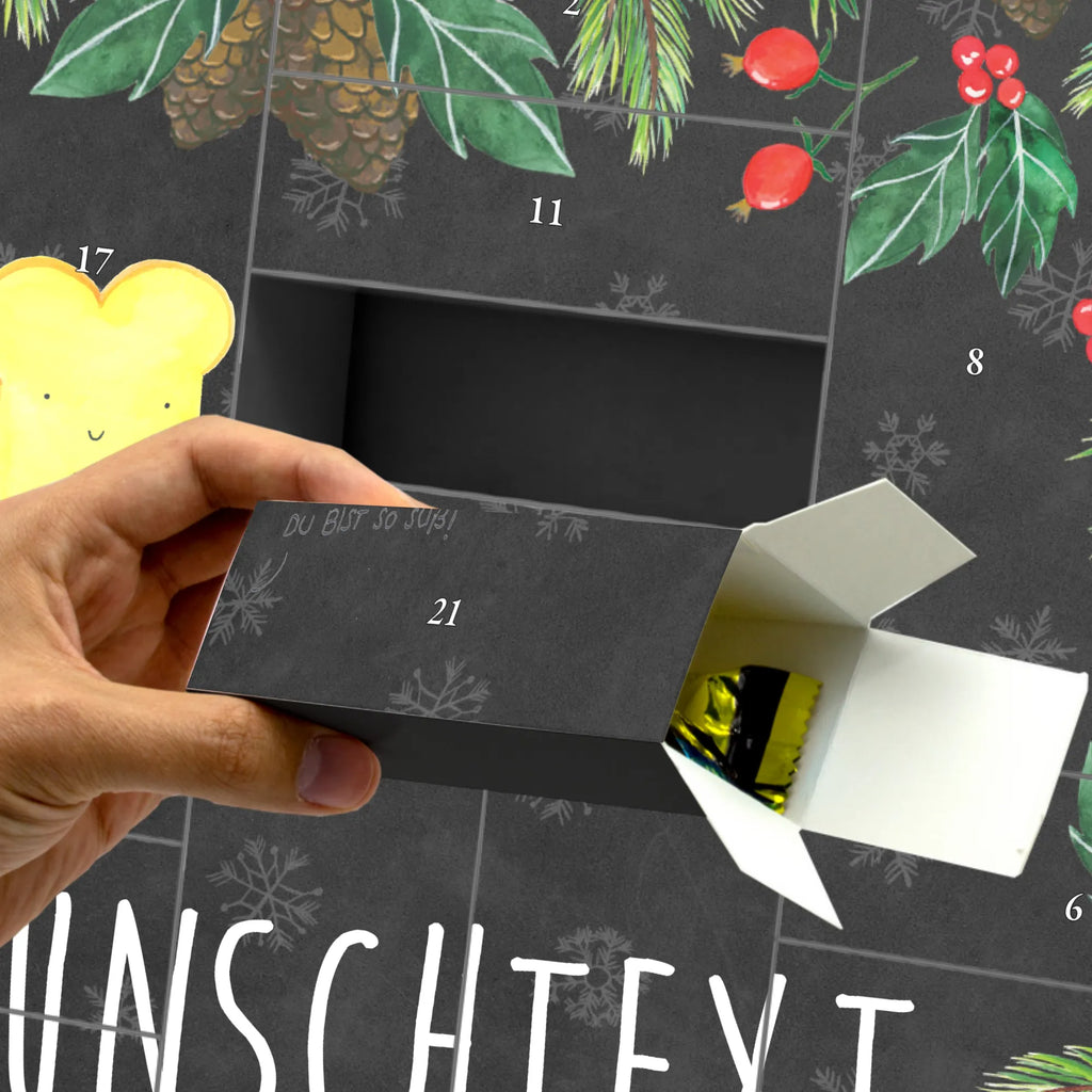 Personalisierter Befüllbarer Adventskalender Toast Marmelade Befüllbarer Adventskalender, Adventskalender zum selbst befüllen, Tiermotive, Gute Laune, lustige Sprüche, Tiere, Toast, Marmelade, Dreamteam, süße Postkarte, süß, Küche Deko, Küche Spruch, Frühstück Einladung, Brot, Toastbrot