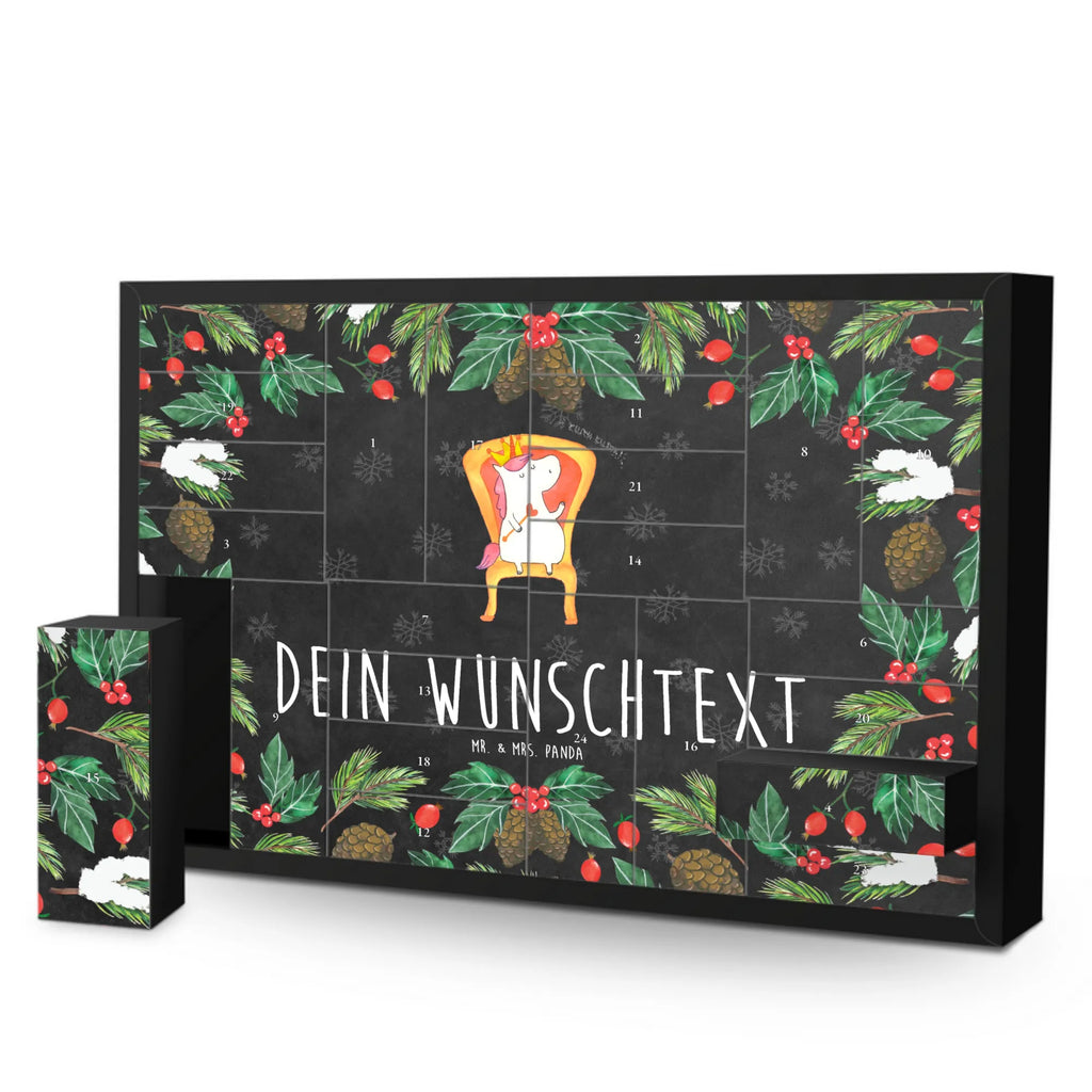 Personalisierter Befüllbarer Adventskalender Einhorn König Befüllbarer Adventskalender, Adventskalender zum selbst befüllen, Einhorn, Einhörner, Einhorn Deko, Pegasus, Unicorn, König, Präsident, Bundeskanzler, Herrscher, Kaiser, Prinzessin, Krone