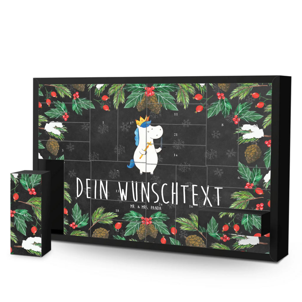 Personalisierter Befüllbarer Adventskalender Einhorn König mit Schwert Befüllbarer Adventskalender, Adventskalender zum selbst befüllen, Einhorn, Einhörner, Einhorn Deko, Pegasus, Unicorn, König, Ritter, Mittelalter