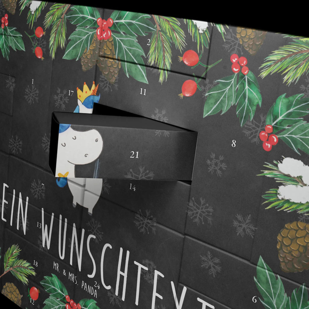 Personalisierter Befüllbarer Adventskalender Einhorn König mit Schwert Befüllbarer Adventskalender, Adventskalender zum selbst befüllen, Einhorn, Einhörner, Einhorn Deko, Pegasus, Unicorn, König, Ritter, Mittelalter