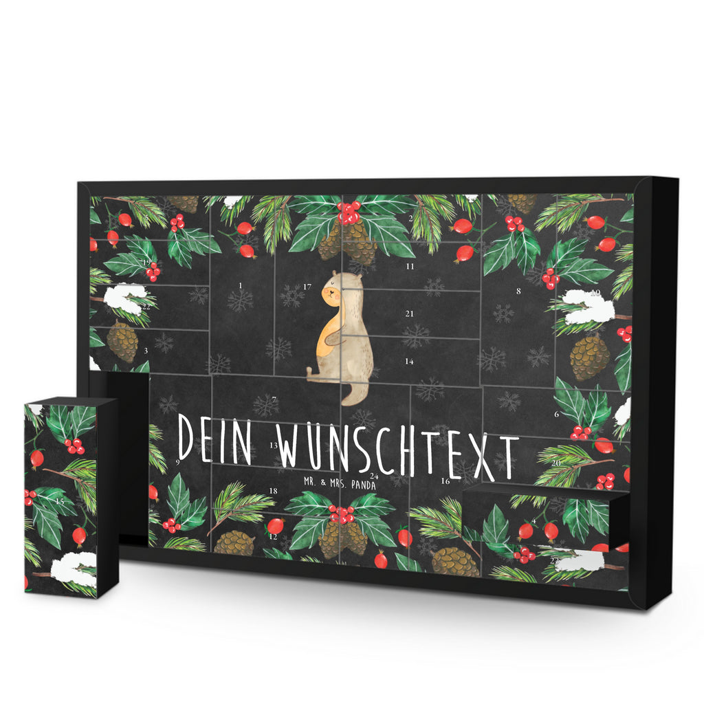 Personalisierter Befüllbarer Adventskalender Otter Bauch Befüllbarer Adventskalender, Adventskalender zum selbst befüllen, Otter, Fischotter, Seeotter, Otter Seeotter See Otter