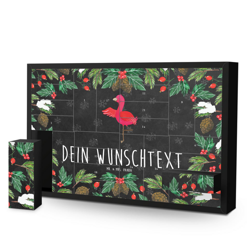 Personalisierter Befüllbarer Adventskalender Flamingo Yoga Befüllbarer Adventskalender, Adventskalender zum selbst befüllen, Flamingo, Vogel, Yoga, Namaste, Achtsamkeit, Yoga-Übung, Entspannung, Ärger, Aufregen, Tiefenentspannung