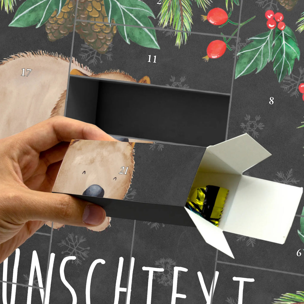 Personalisierter Befüllbarer Adventskalender Wombat Befüllbarer Adventskalender, Adventskalender zum selbst befüllen, Tiermotive, Gute Laune, lustige Sprüche, Tiere, Wombat, Das Leben ist schön, Motivation, Spruch, Australien