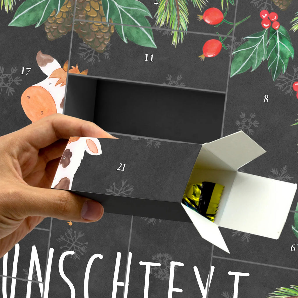 Personalisierter Befüllbarer Adventskalender Kuh Befüllbarer Adventskalender, Adventskalender zum selbst befüllen, Bauernhof, Hoftiere, Landwirt, Landwirtin, Kuh, Kühe, Träume, Flausen, Spruch, Magie, Motivtion, Hof, Milch, Milchkuh