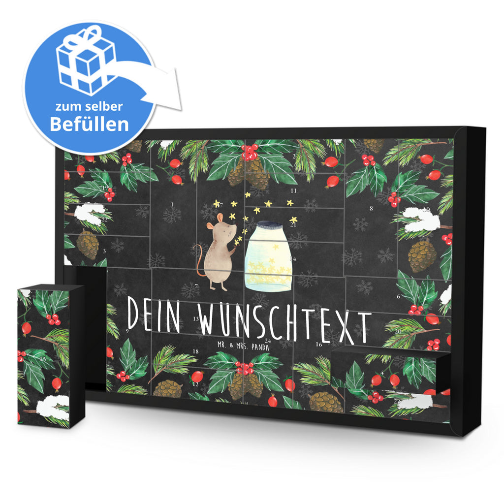 Personalisierter Befüllbarer Adventskalender Maus Sterne Befüllbarer Adventskalender, Adventskalender zum selbst befüllen, Tiermotive, Gute Laune, lustige Sprüche, Tiere, Maus, Sterne, Wunsch, Kind, Taufe, Taufgeschenk, Geburt, Schwangerschaft, erstes Kind, Kindergeburtstag, Geburtstag, Hoffnung, Träume