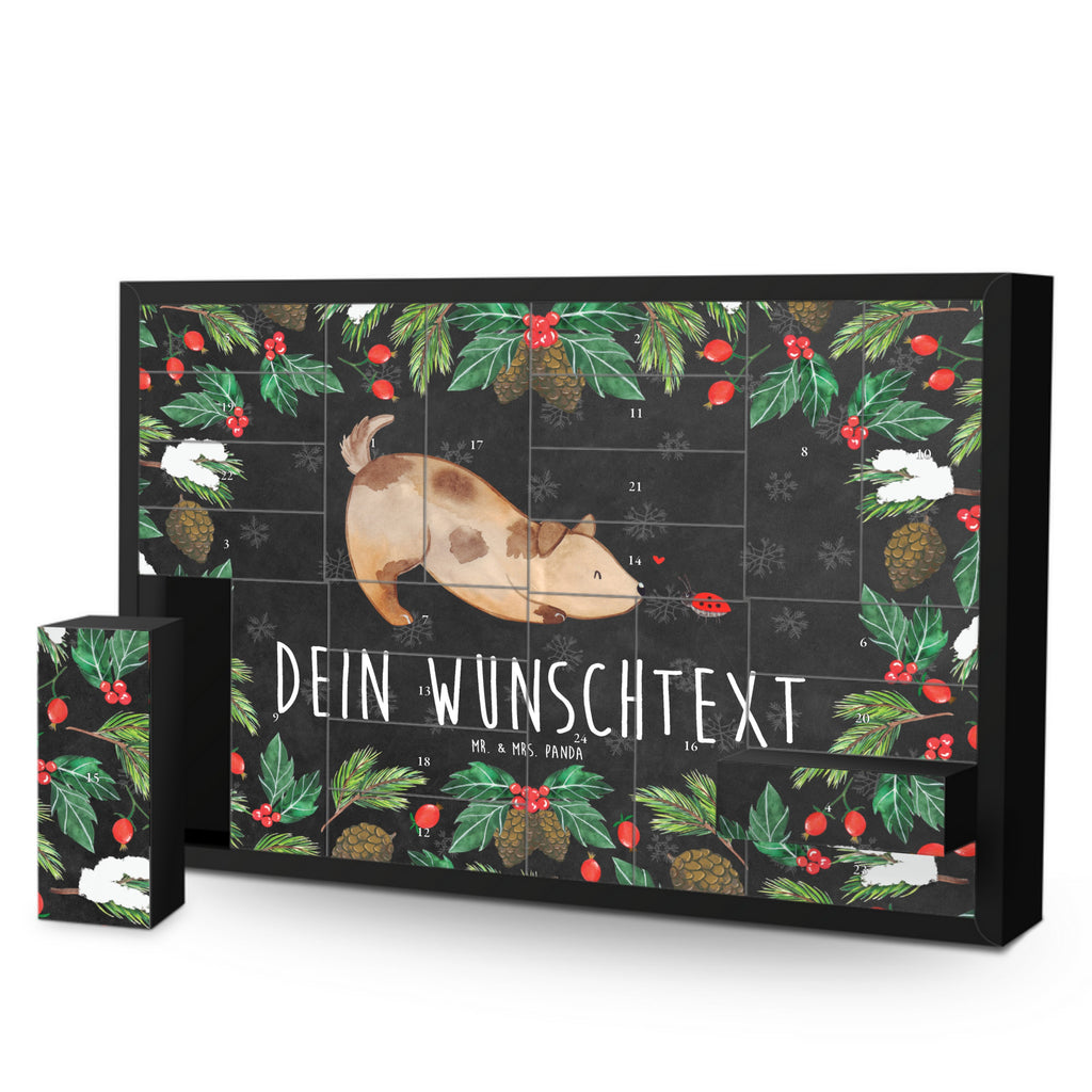 Personalisierter Befüllbarer Adventskalender Hund Marienkäfer Befüllbarer Adventskalender, Adventskalender zum selbst befüllen, Hund, Hundemotiv, Haustier, Hunderasse, Tierliebhaber, Hundebesitzer, Sprüche, Hunde, Hundespruch, Marienkäfer, Mischling, Mischlinghund