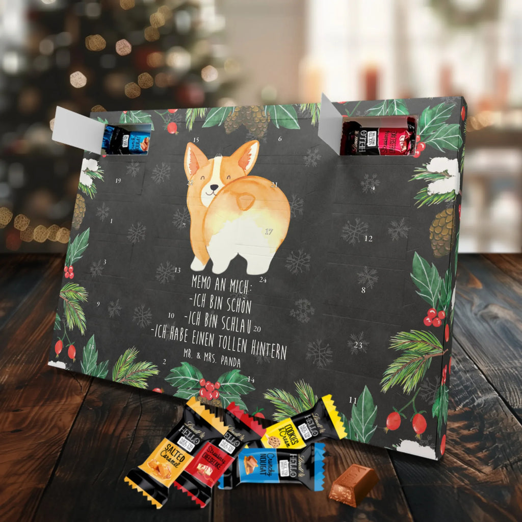 Markenschokolade Adventskalender Corgi Po Adventskalender, Weihnachtskalender, Markenschokolade Adventskalender, Hund, Hundemotiv, Haustier, Hunderasse, Tierliebhaber, Hundebesitzer, Sprüche, Corgie, Hundeliebe, Motivation, Selbstliebe, Spruch