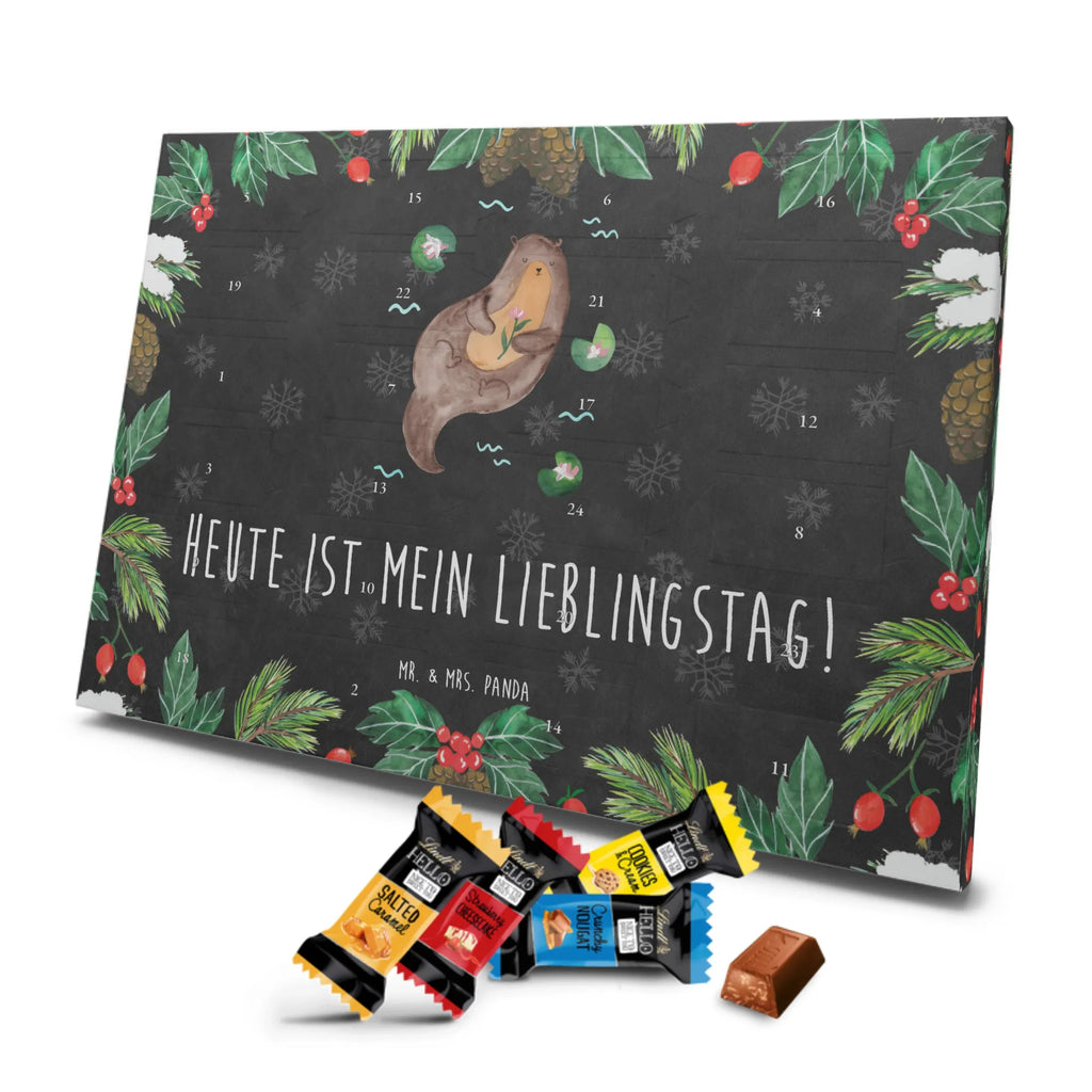 Markenschokolade Adventskalender Otter Seerose Adventskalender, Weihnachtskalender, Markenschokolade Adventskalender, Otter, Fischotter, Seeotter, Otter Seeotter See Otter