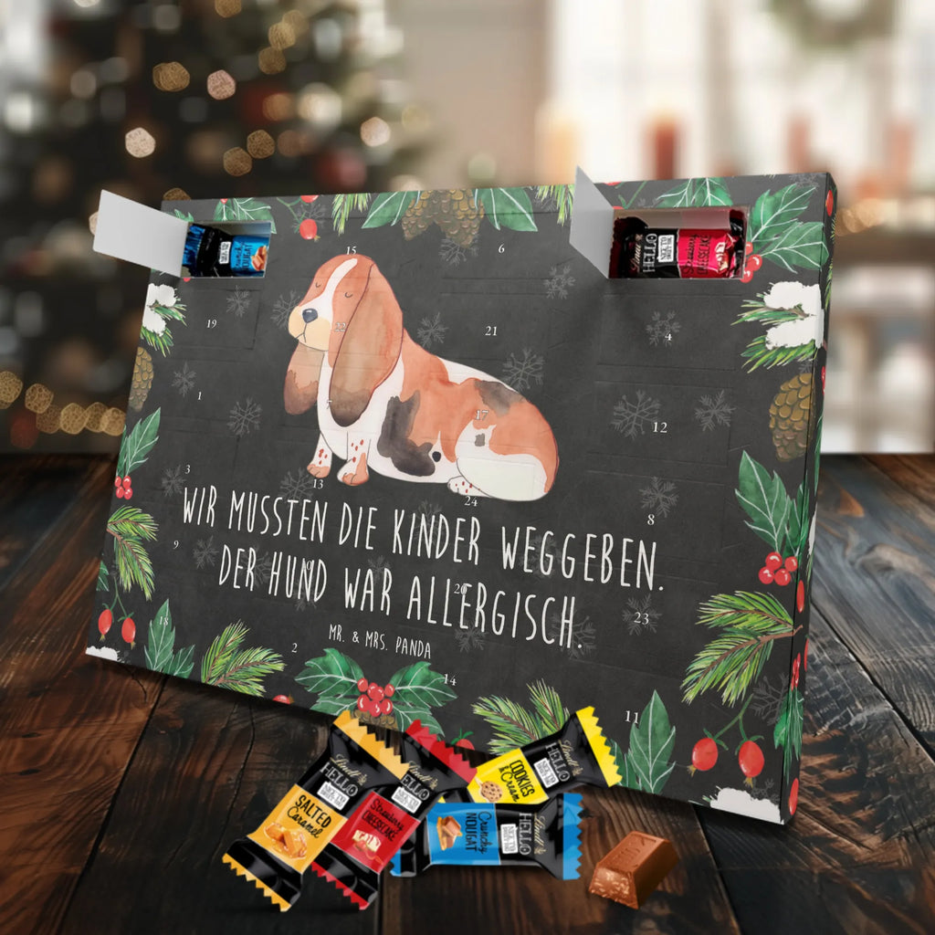 Markenschokolade Adventskalender Hund Basset Hound Adventskalender, Weihnachtskalender, Markenschokolade Adventskalender, Hund, Hundemotiv, Haustier, Hunderasse, Tierliebhaber, Hundebesitzer, Sprüche, Basset Hound, Basset, Hundeliebe, kinderlos