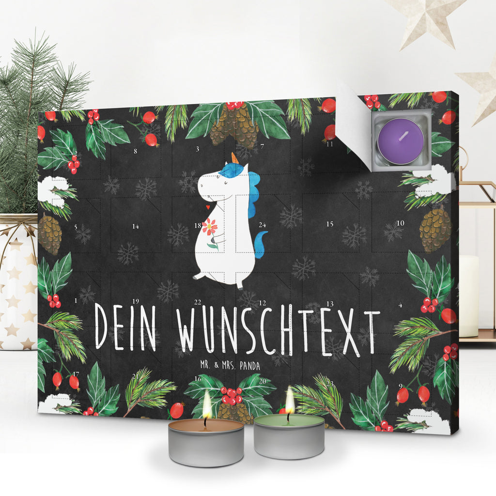 Personalisierter Duftkerzen Adventskalender Einhorn Spaziergang Personalisierter Duftkerzen Adventskalender, Einhorn, Einhörner, Einhorn Deko, Pegasus, Unicorn, Glitzer, Blumen, Spaziergang, Motivation, Gute Laune, Freude, Freundin, Mutter, Schwester