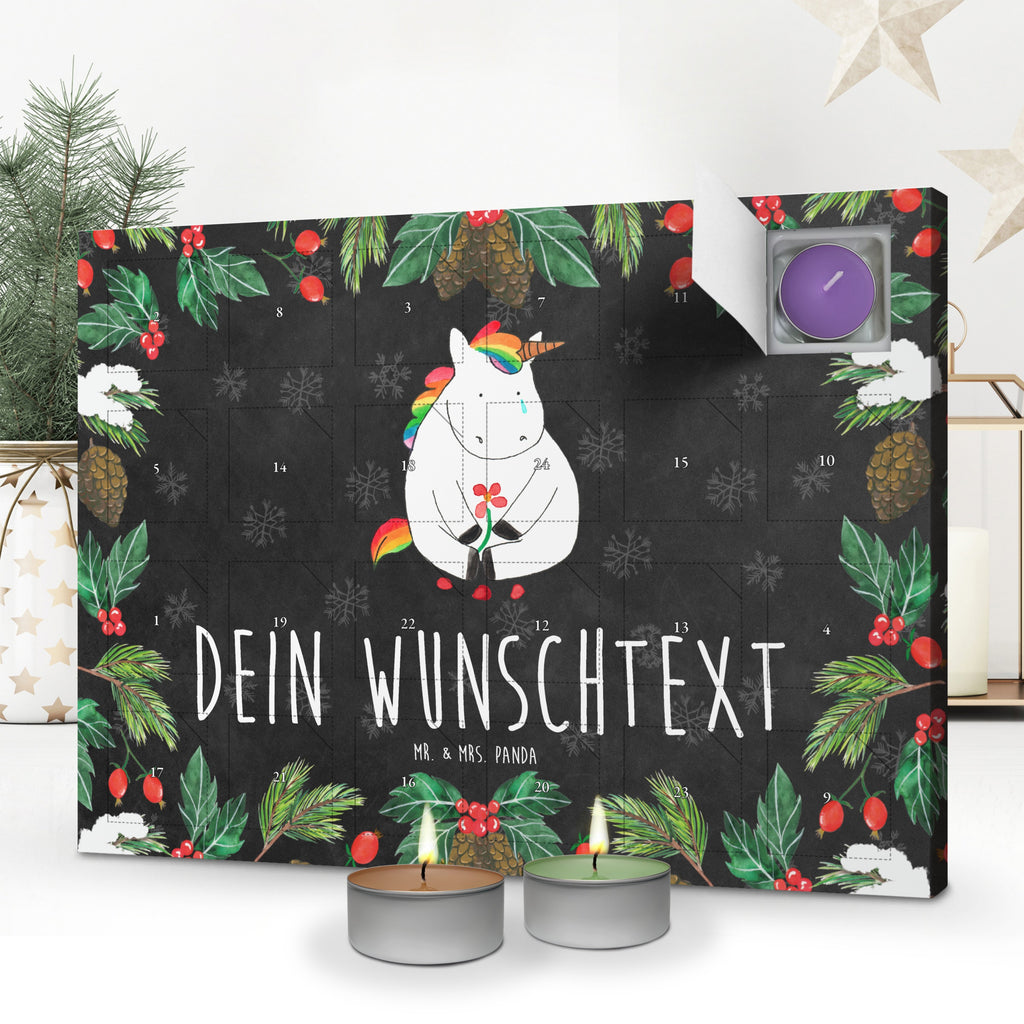 Personalisierter Duftkerzen Adventskalender Einhorn Traurig Personalisierter Duftkerzen Adventskalender, Einhorn, Einhörner, Einhorn Deko, Pegasus, Unicorn, Glitzer, Trösten. Freundschaft, Freunde, Liebe, Trauer, Grußkarte, Blume