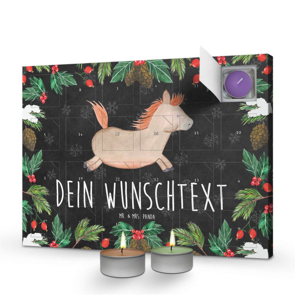 Personalisierter Duftkerzen Adventskalender Pferd Springen Personalisierter Duftkerzen Adventskalender, Bauernhof, Hoftiere, Landwirt, Landwirtin, Pferd, Pony, Pferde, Stall, Pferdestall, ausreiten, reiten, Pferdebesitzer