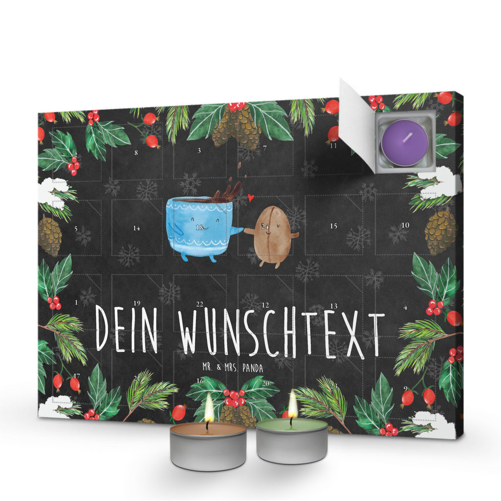 Personalisierter Duftkerzen Adventskalender Kaffee Bohne Personalisierter Duftkerzen Adventskalender, Tiermotive, Gute Laune, lustige Sprüche, Tiere, Kaffee, Kaffeebohne, Genuss, Zufriedenheit, Glück