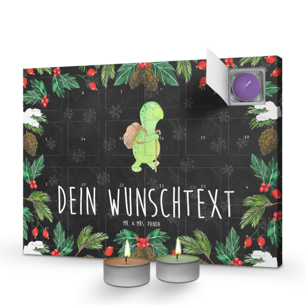 Personalisierter Duftkerzen Adventskalender Schildkröte Wanderer Personalisierter Duftkerzen Adventskalender, Schildkröte, Schildkröten, Motivation, Motivationsspruch, Motivationssprüche, Neuanfang