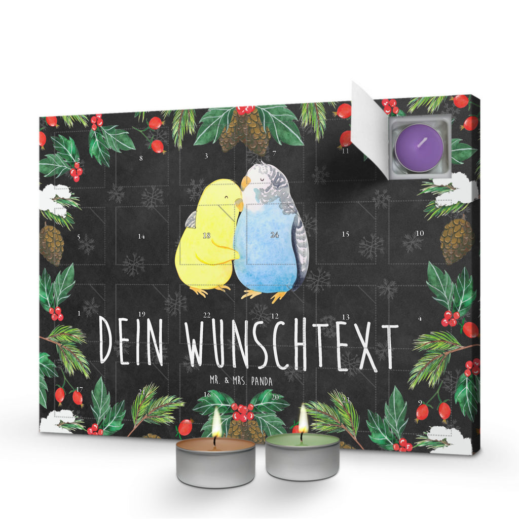 Personalisierter Duftkerzen Adventskalender Wellensittich Liebe Personalisierter Duftkerzen Adventskalender, Liebe, Partner, Freund, Freundin, Ehemann, Ehefrau, Heiraten, Verlobung, Heiratsantrag, Liebesgeschenk, Jahrestag, Hocheitstag, Vögel, Wellensittich, Nähe, Kuscheln, Vertrauen