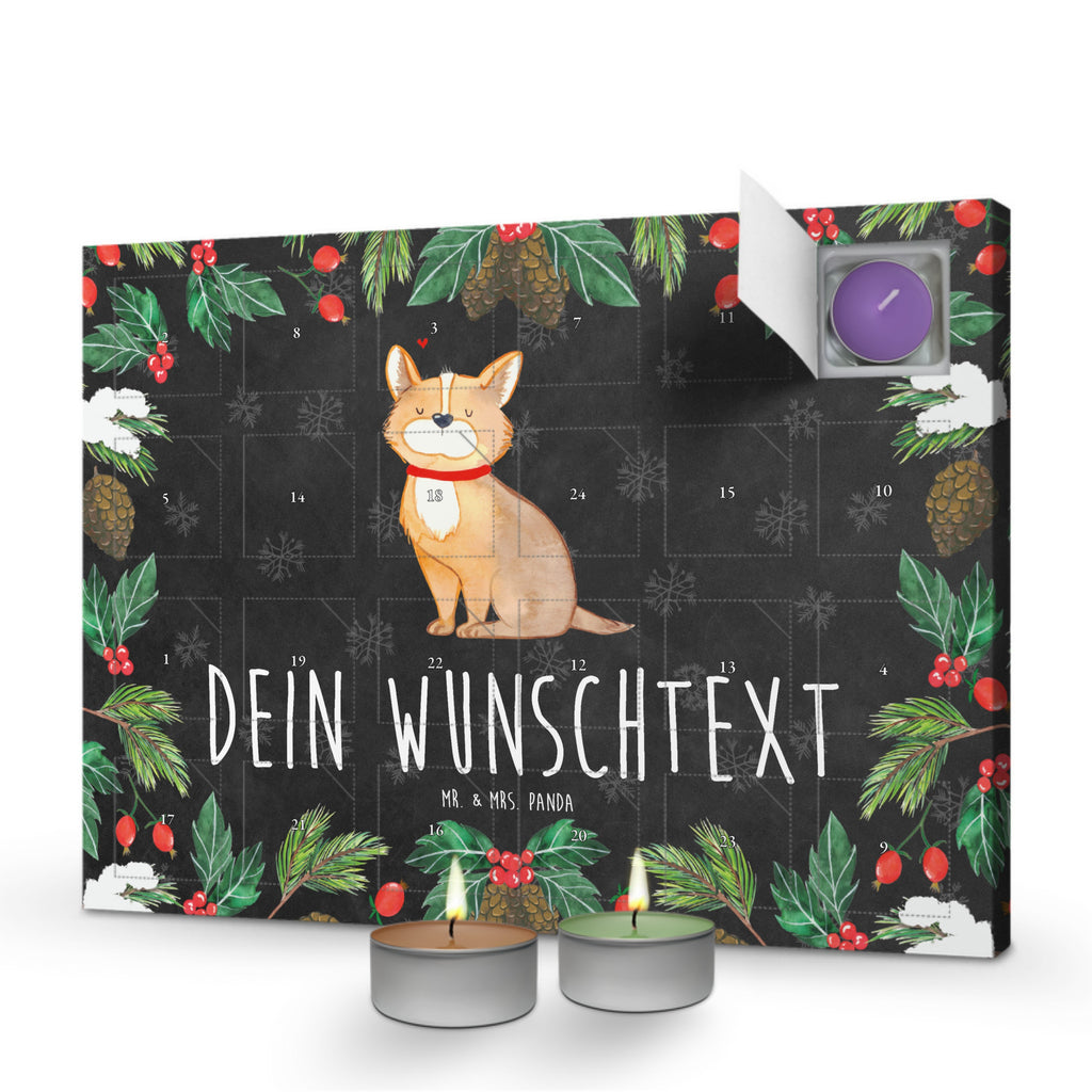 Personalisierter Duftkerzen Adventskalender Hund Glück Personalisierter Duftkerzen Adventskalender, Hund, Hundemotiv, Haustier, Hunderasse, Tierliebhaber, Hundebesitzer, Sprüche, Corgie, Hundeliebe, Spruch, Hundemama, Liebe