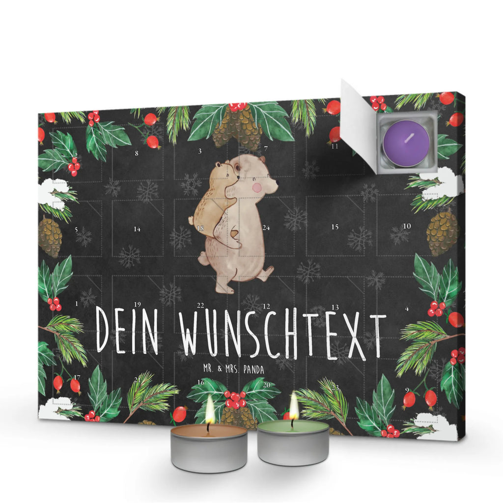 Personalisierter Duftkerzen Adventskalender Papa Bär Personalisierter Duftkerzen Adventskalender, Familie, Vatertag, Muttertag, Bruder, Schwester, Mama, Papa, Oma, Opa, Geschenk, Vater, Papi, Vati, Onkel, Geburtstag