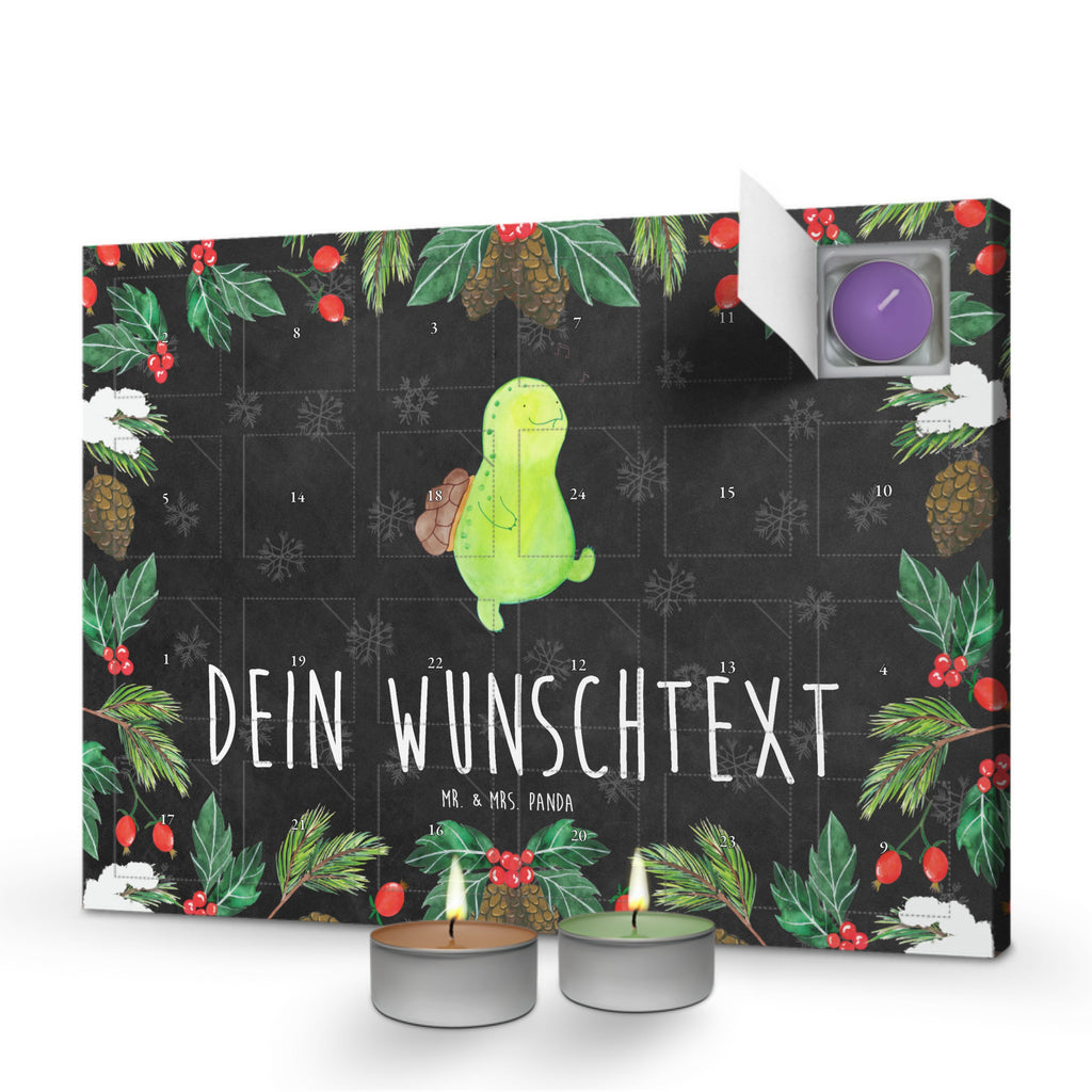 Personalisierter Duftkerzen Adventskalender Schildkröte Pfeifen Personalisierter Duftkerzen Adventskalender, Schildkröte, Schildi, Schildkröten, fröhlich, Glück, Motivation, Lebensfreude, Depression, Trennung, Neuanfang