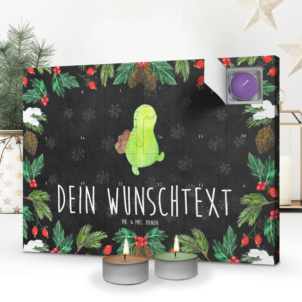 Personalisierter Duftkerzen Adventskalender Schildkröte Pfeifen Personalisierter Duftkerzen Adventskalender, Schildkröte, Schildi, Schildkröten, fröhlich, Glück, Motivation, Lebensfreude, Depression, Trennung, Neuanfang