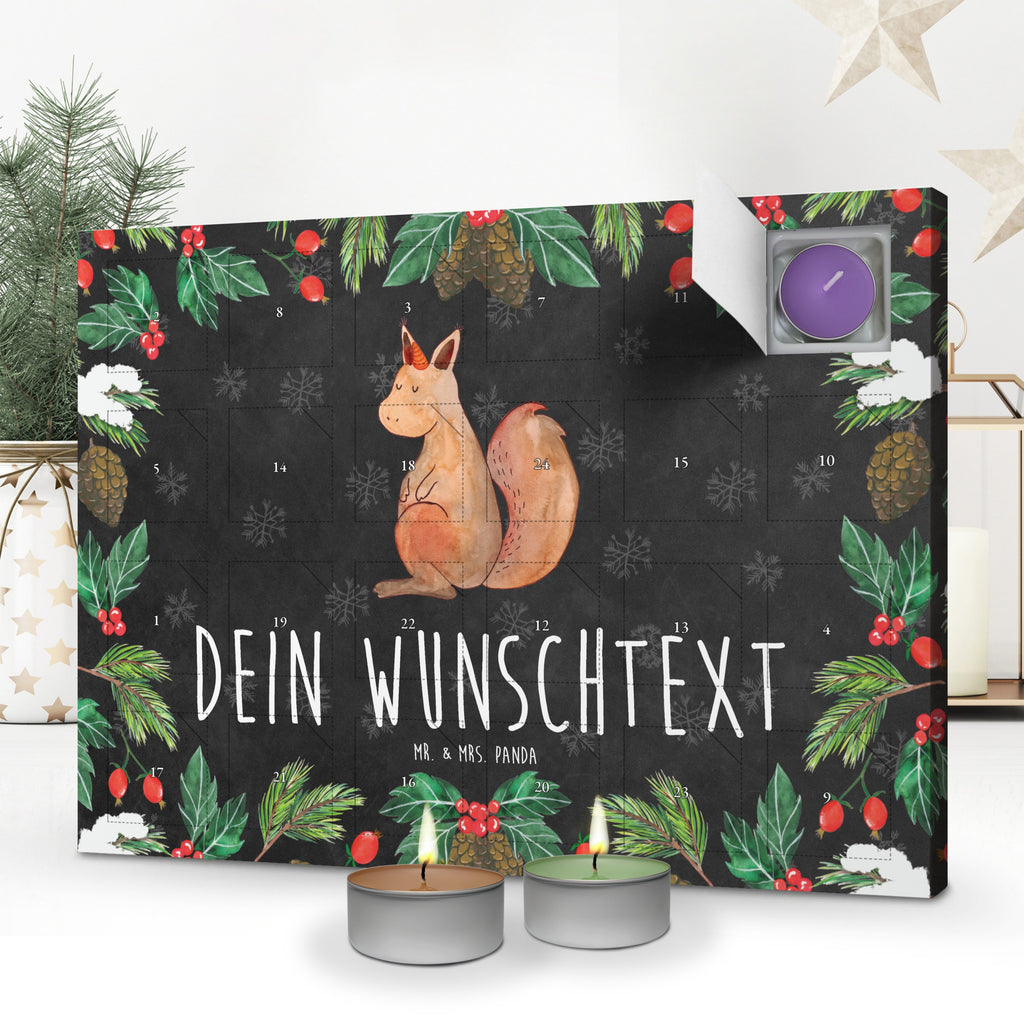 Personalisierter Duftkerzen Adventskalender Einhorn Glauben Personalisierter Duftkerzen Adventskalender, Einhorn, Einhörner, Einhorn Deko, Pegasus, Unicorn, Einhörnchen, Eichhörnchen, Eichhorn