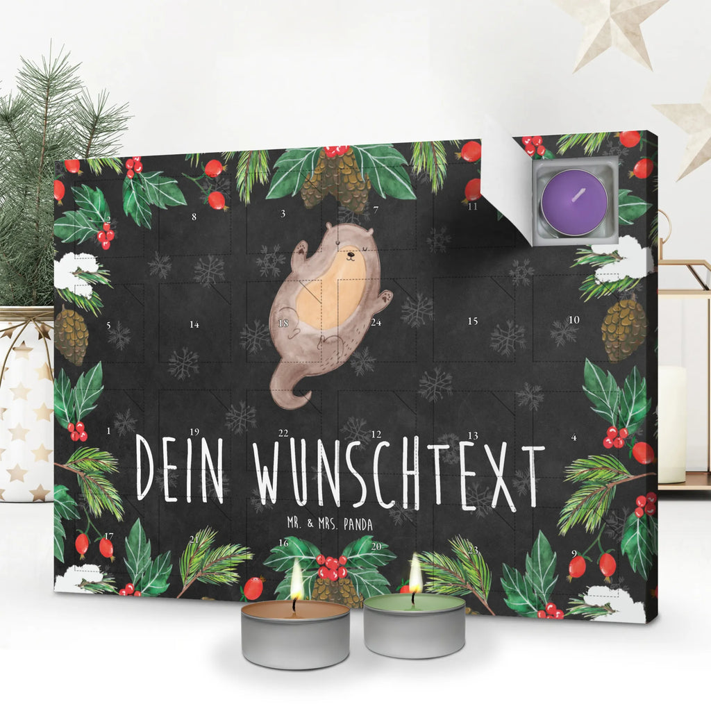 Personalisierter Duftkerzen Adventskalender Otter Umarmen Personalisierter Duftkerzen Adventskalender, Otter, Fischotter, Seeotter, Otter Seeotter See Otter