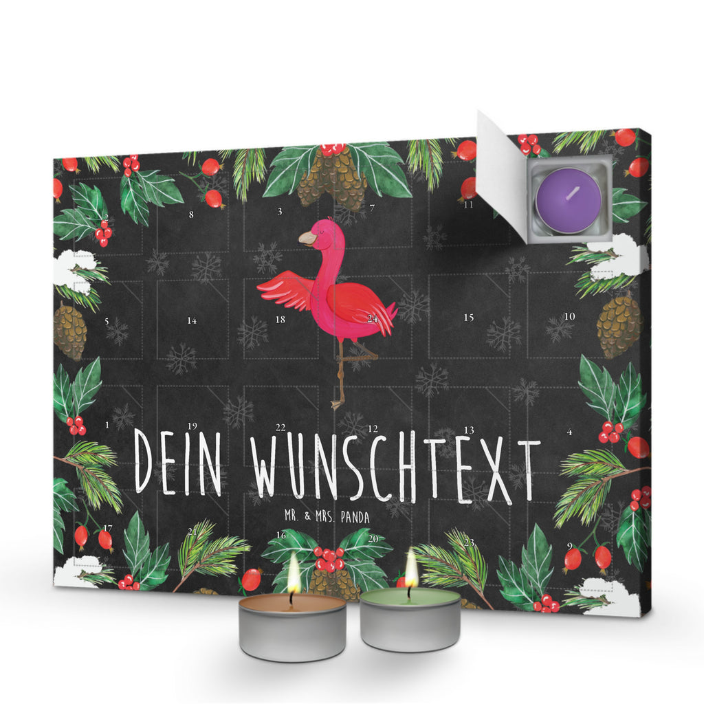 Personalisierter Duftkerzen Adventskalender Flamingo Yoga Personalisierter Duftkerzen Adventskalender, Flamingo, Vogel, Yoga, Namaste, Achtsamkeit, Yoga-Übung, Entspannung, Ärger, Aufregen, Tiefenentspannung