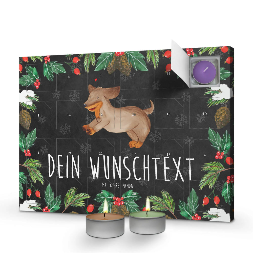 Personalisierter Duftkerzen Adventskalender Hund Dackel Personalisierter Duftkerzen Adventskalender, Hund, Hundemotiv, Haustier, Hunderasse, Tierliebhaber, Hundebesitzer, Sprüche, Hunde, Dackel, Dachshund, happy dog