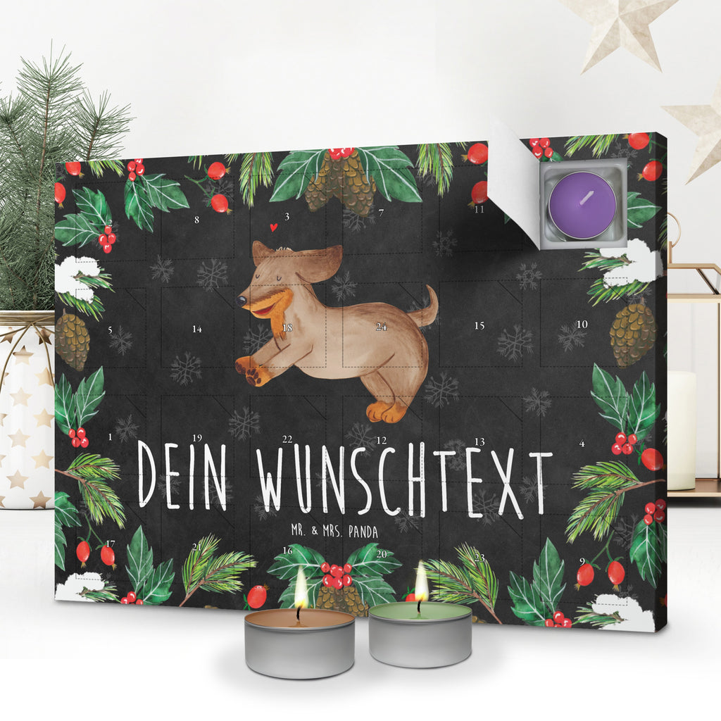 Personalisierter Duftkerzen Adventskalender Hund Dackel Personalisierter Duftkerzen Adventskalender, Hund, Hundemotiv, Haustier, Hunderasse, Tierliebhaber, Hundebesitzer, Sprüche, Hunde, Dackel, Dachshund, happy dog