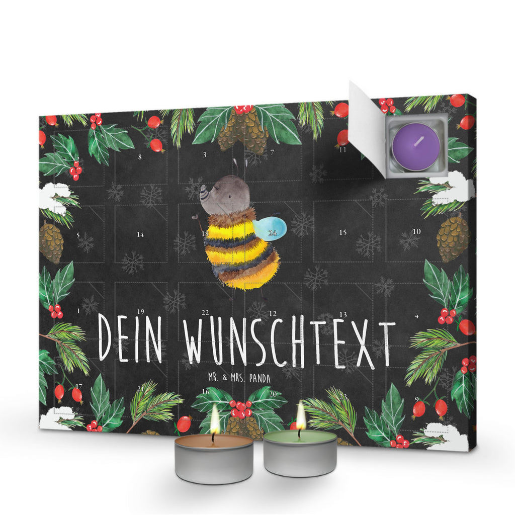 Personalisierter Duftkerzen Adventskalender Hummel flauschig Personalisierter Duftkerzen Adventskalender, Tiermotive, Gute Laune, lustige Sprüche, Tiere, Hummel, Flauschig, Biene, Blume, Natur