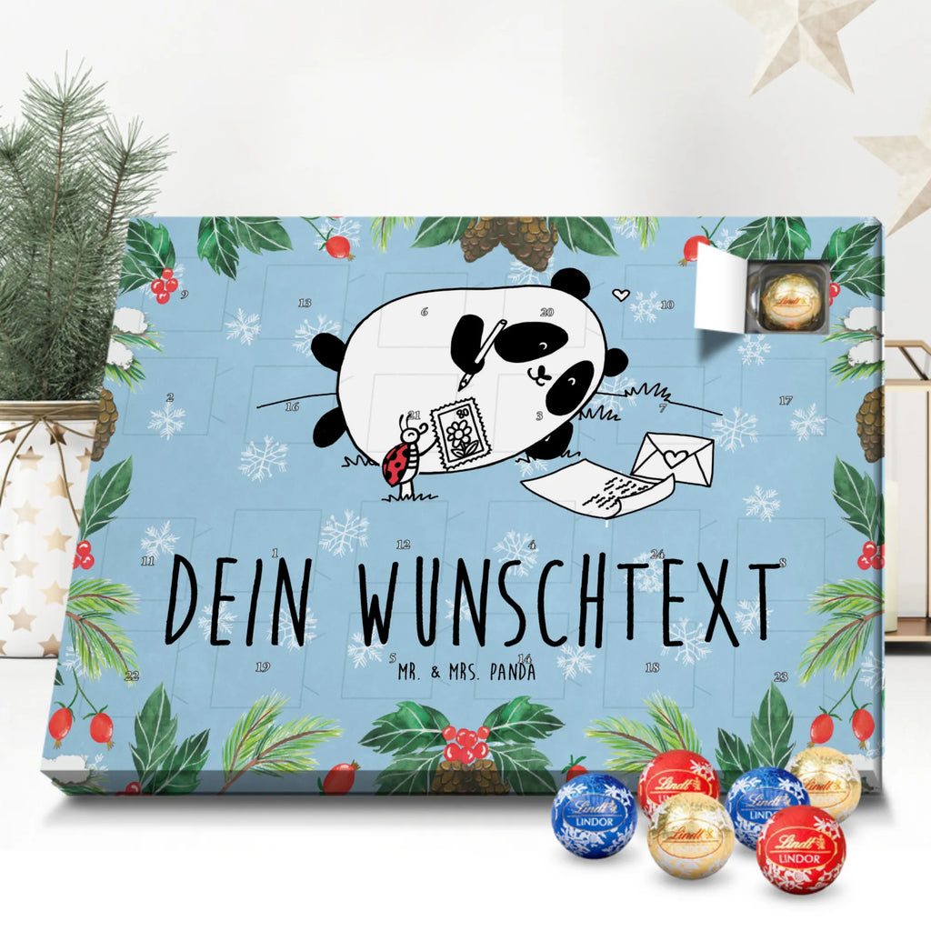 Personalisierter Kugel Markenschokolade Adventskalender Panda Vermissen Personalisierter Kugel Markenschokolade Adventskalender