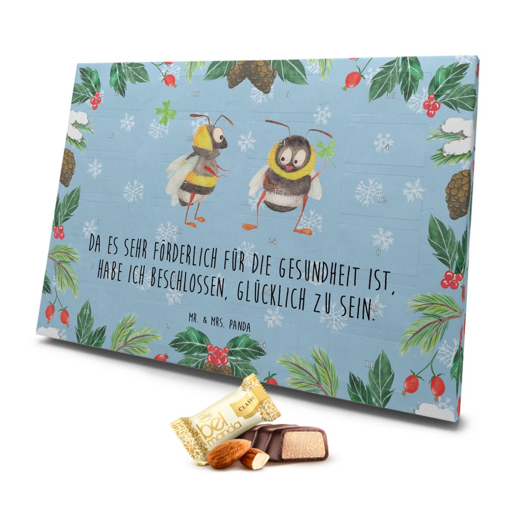 Marzipan Adventskalender Hummeln Kleeblatt Marzipan Adventskalender, Tiermotive, Gute Laune, lustige Sprüche, Tiere, Hummel, Biene, Spruch positiv, Biene Deko, Spruch schön, glücklich sein, glücklich werden, Spruch fröhlich