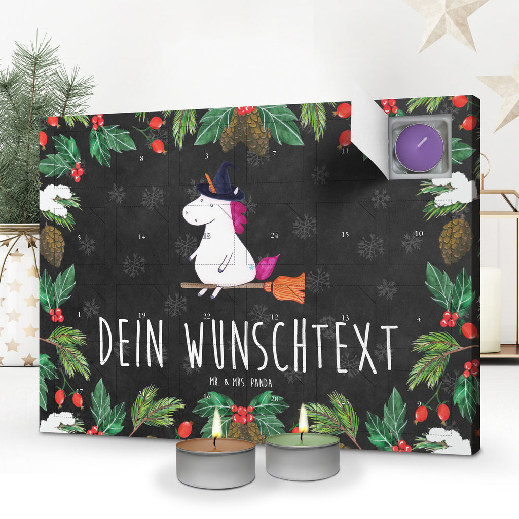 Personalisierter Duftkerzen Adventskalender Einhorn Hexe Personalisierter Duftkerzen Adventskalender, Einhorn, Einhörner, Einhorn Deko, Pegasus, Unicorn, Frau, Ehefrau, Hexe, Teufel, Engel, Verrückte, Freundin, Leben, Zicke