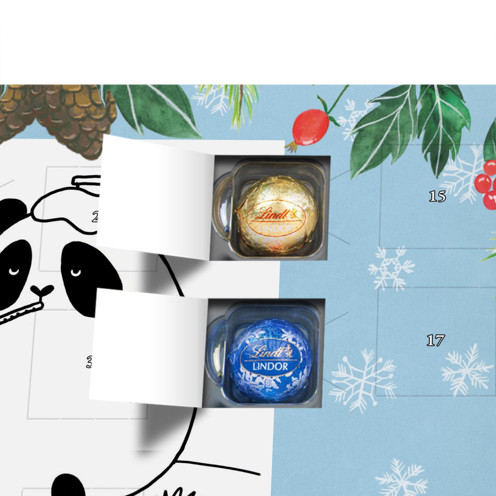 Personalisierter Kugel Markenschokolade Adventskalender Panda Gute Besserung Personalisierter Kugel Markenschokolade Adventskalender