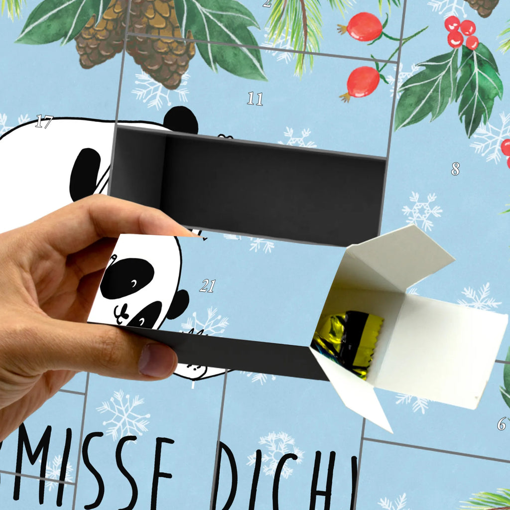 Befüllbarer Adventskalender Panda Vermissen Befüllbarer Adventskalender, Adventskalender zum selbst befüllen