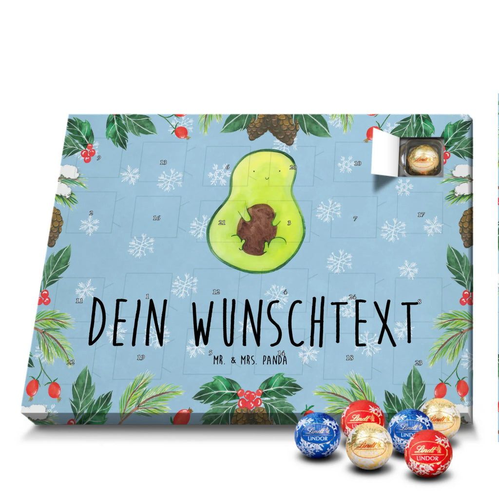 Personalisierter Kugel Markenschokolade Adventskalender Avocado Kern Personalisierter Kugel Markenschokolade Adventskalender, Avocado, Veggie, Vegan, Gesund, Avokado, Avocadokern, Kern, Pflanze, Spruch Leben