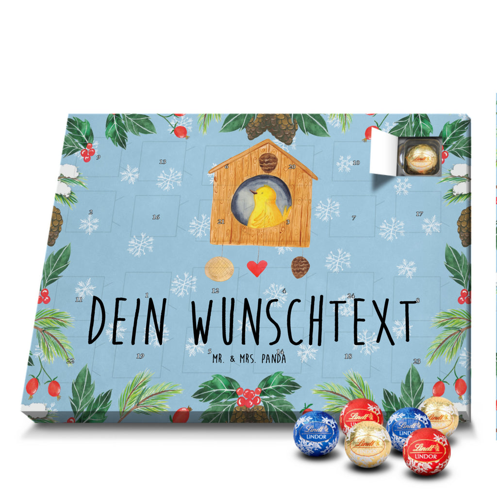 Personalisierter Kugel Markenschokolade Adventskalender Vogelhaus Home Personalisierter Kugel Markenschokolade Adventskalender, Tiermotive, Gute Laune, lustige Sprüche, Tiere, Vogelhaus, Vogel, Home sweet Home, Einzug, Umzug, Geschenk, Einzugsgeschenk, Hausbau, Haus